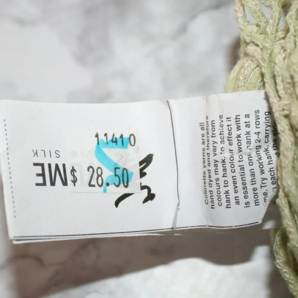 YARN #1382 - Colinette Silk Blend Pastel Green - 100g